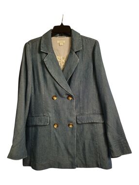 Sundance WOMENS Blue BLAZER FULLY LINED SIZE LARGE